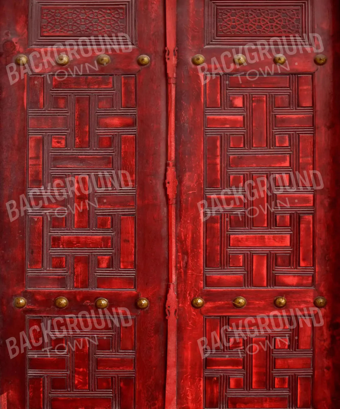 Red Steel and Metal Backdrop for Photography