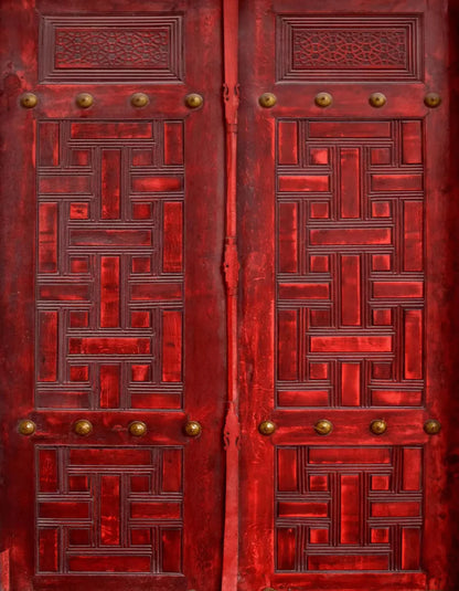 Big Red 6X8 Fleece ( 72 X 96 Inch ) Backdrop