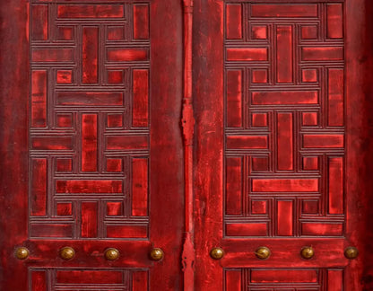 Big Red 8X6 Fleece ( 96 X 72 Inch ) Backdrop