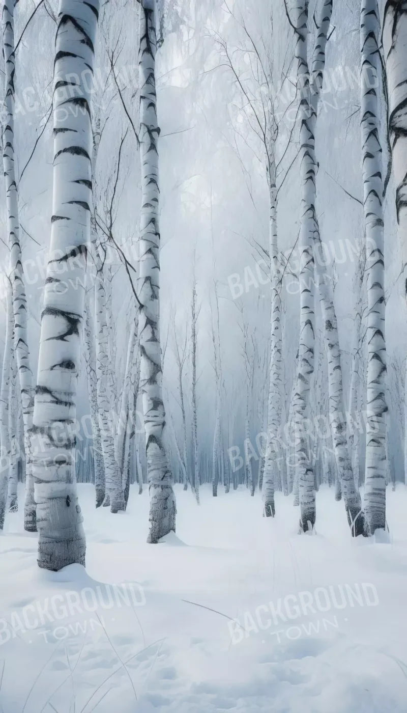 Birch Snow I 8’X14’ Ultracloth (96 X 168 Inch) Backdrop