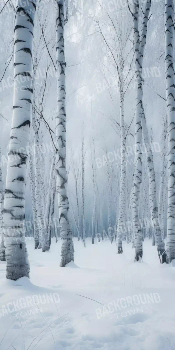 Birch Snow I 8’X16’ Ultracloth (96 X 192 Inch) Backdrop