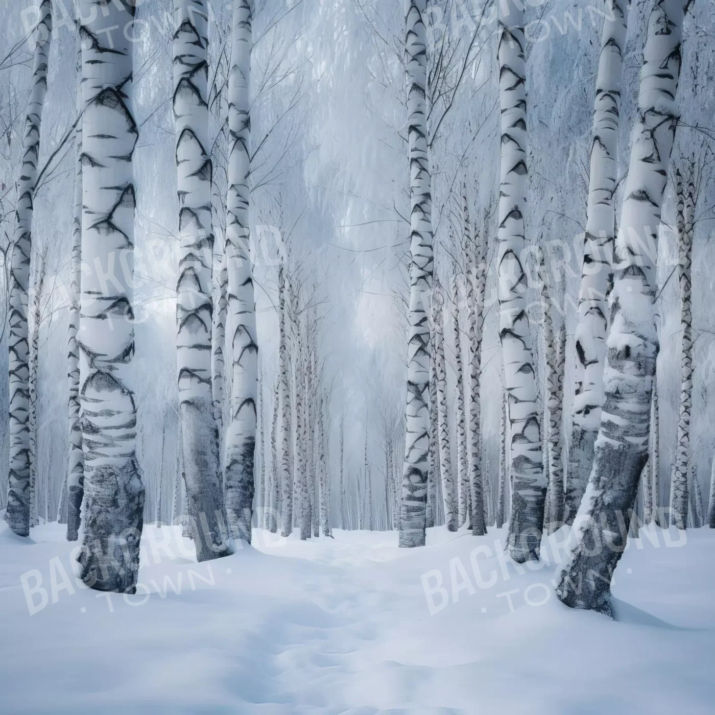 Birch Snow Ii 10’X10’ Ultracloth (120 X Inch) Backdrop