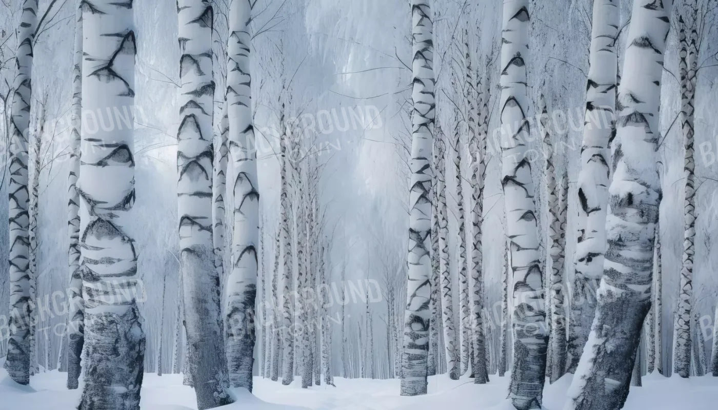 Birch Snow Ii 14’X8’ Ultracloth (168 X 96 Inch) Backdrop