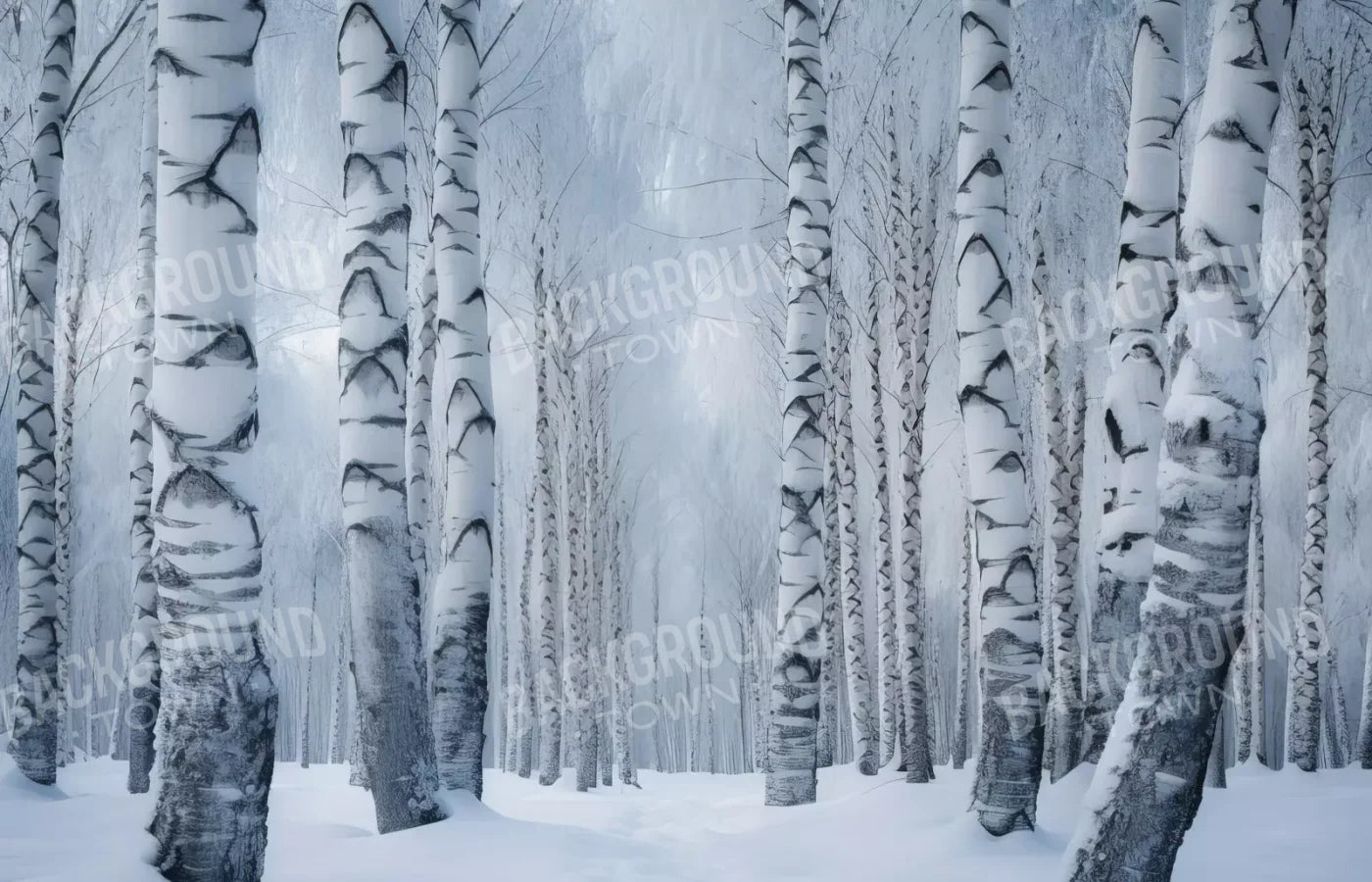 Birch Snow Ii 14’X9’ Ultracloth (168 X 108 Inch) Backdrop