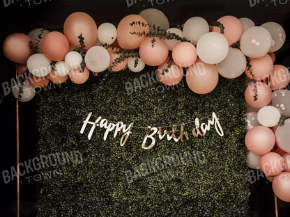 Birthday Balloons 10X8 Fleece ( 120 X 96 Inch ) Backdrop
