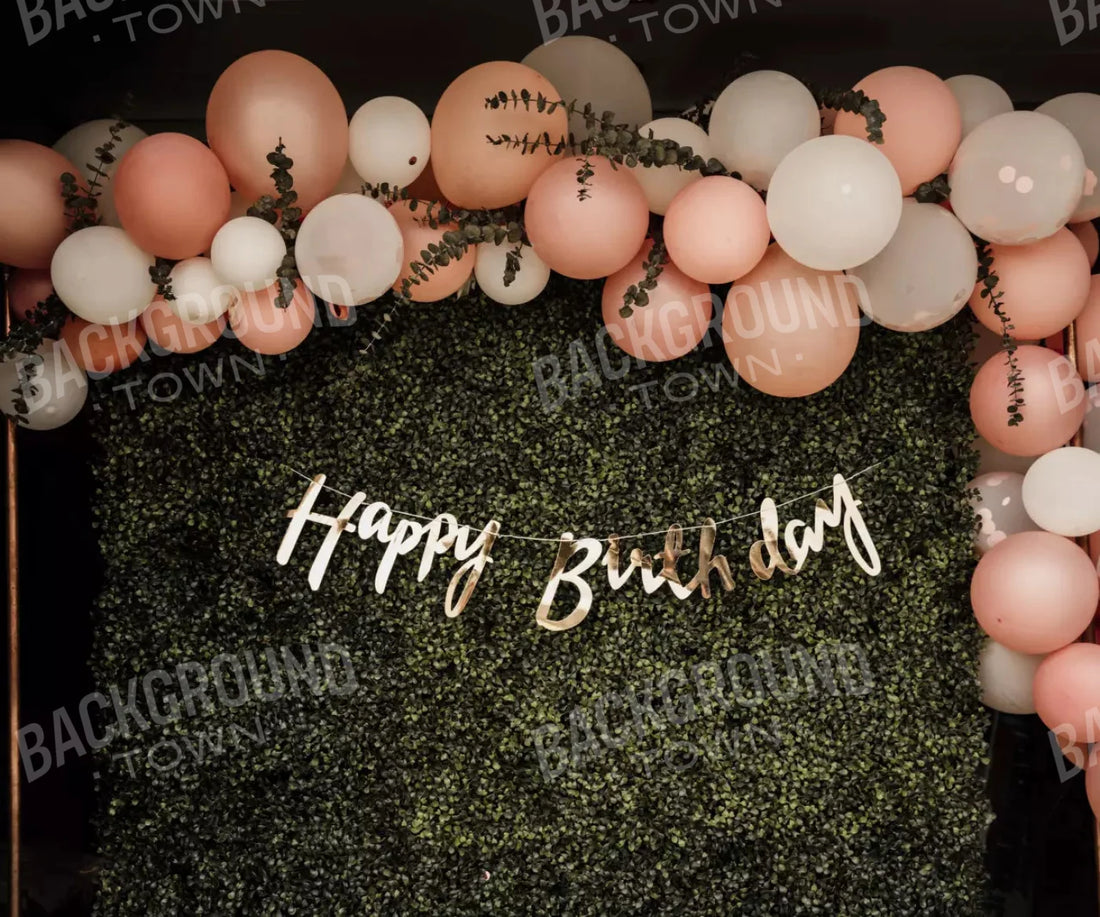 Birthday Balloons 5X42 Fleece ( 60 X 50 Inch ) Backdrop