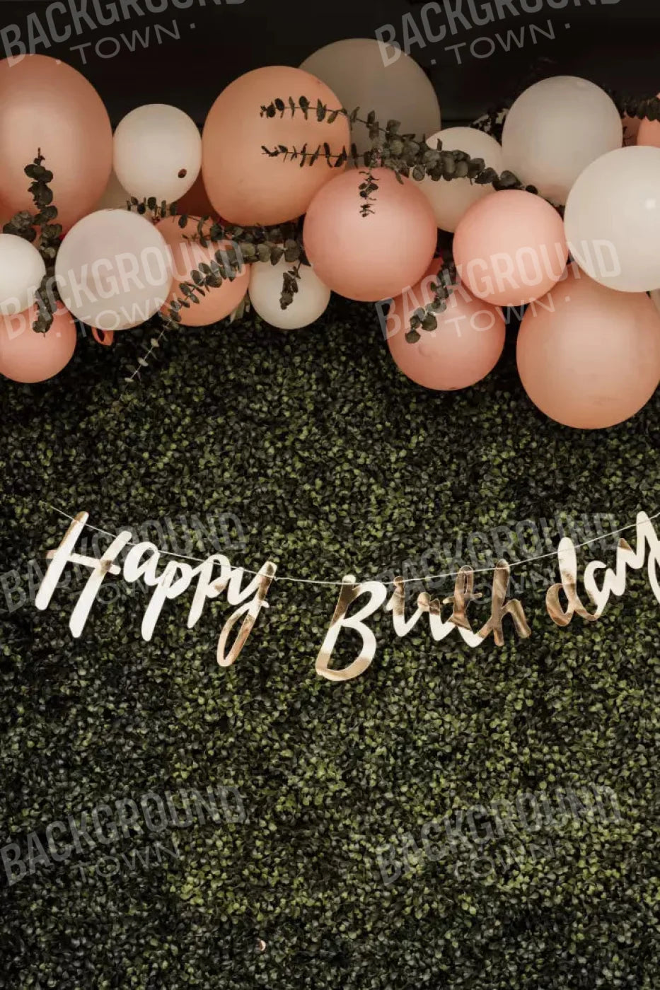 Birthday Balloons 5X8 Ultracloth ( 60 X 96 Inch ) Backdrop