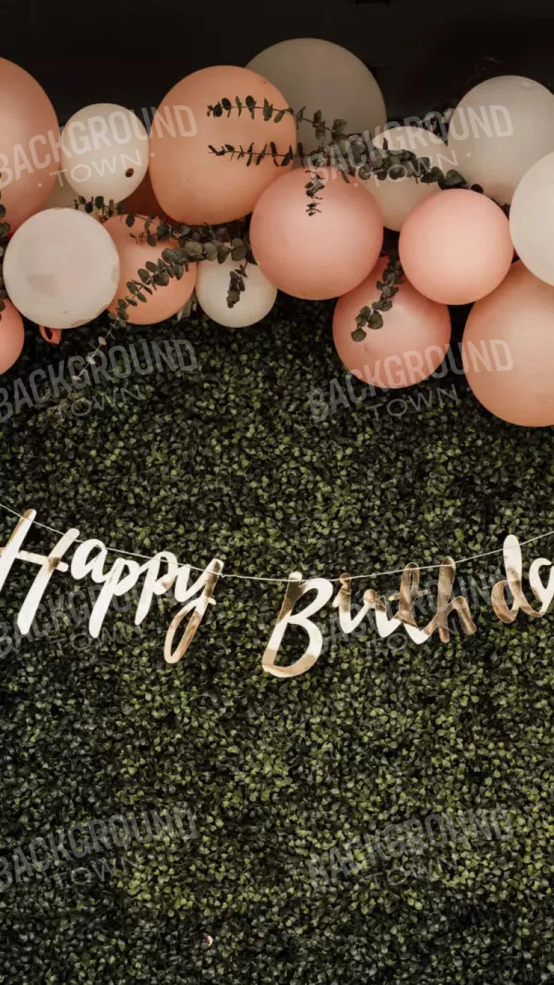 Birthday Balloons 8X14 Ultracloth ( 96 X 168 Inch ) Backdrop