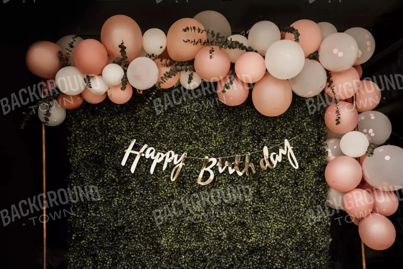 Birthday Balloons 8X5 Ultracloth ( 96 X 60 Inch ) Backdrop