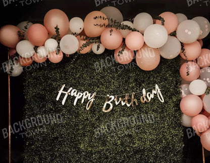 Birthday Balloons 8X6 Fleece ( 96 X 72 Inch ) Backdrop