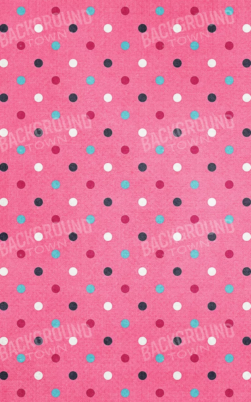 Birthday Bash Pink 9X14 Ultracloth ( 108 X 168 Inch ) Backdrop