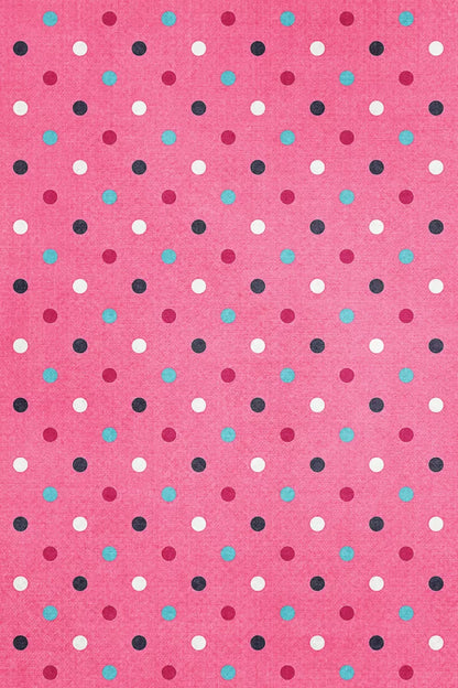 Birthday Bash Pink 4X5 Rubbermat Floor ( 48 X 60 Inch ) Backdrop