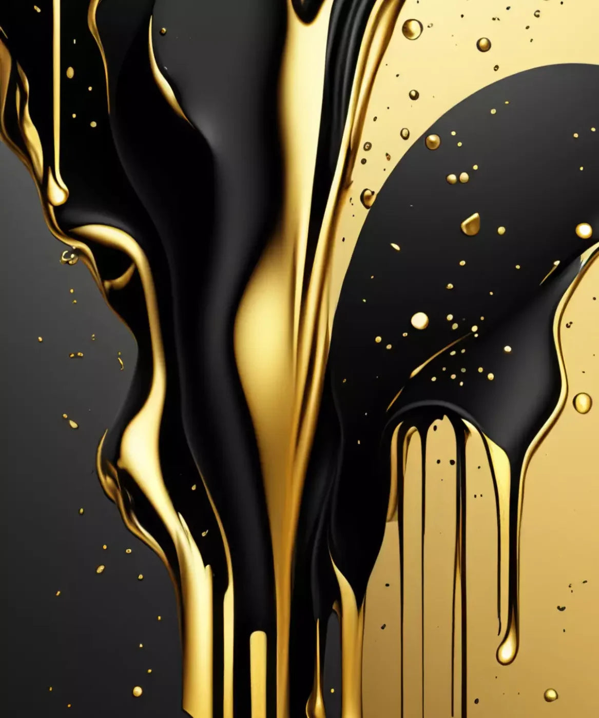 Black And Gold Paint 10’X12’ Ultracloth (120 X 144 Inch) Backdrop