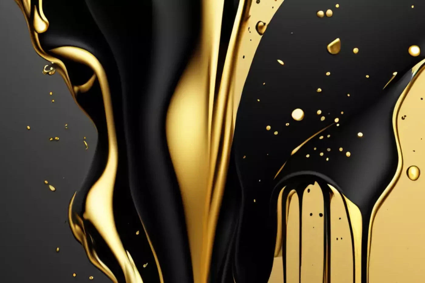 Black And Gold Paint 12’X8’ Ultracloth (144 X 96 Inch) Backdrop