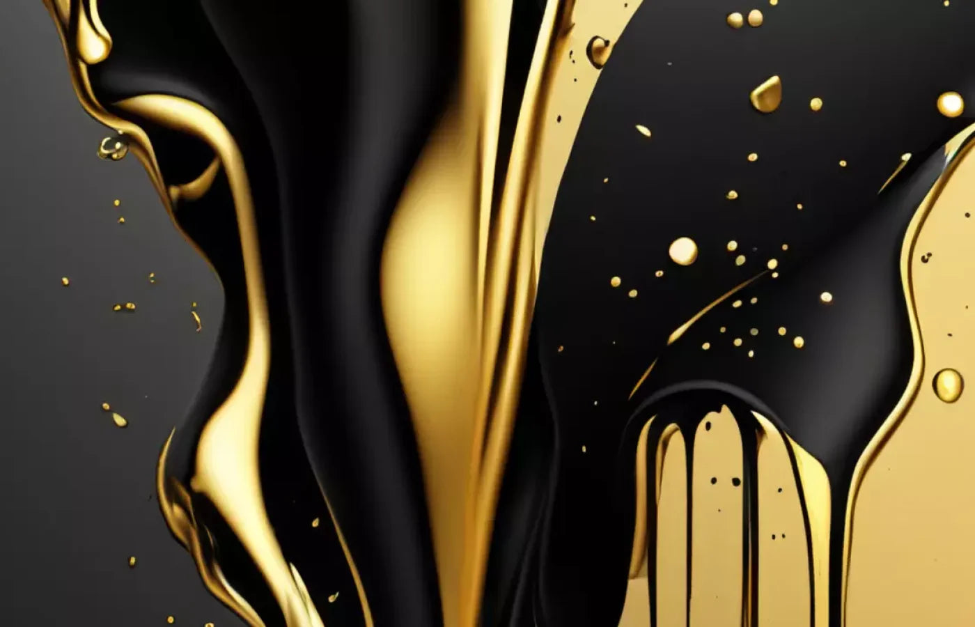 Black And Gold Paint 14’X9’ Ultracloth (168 X 108 Inch) Backdrop