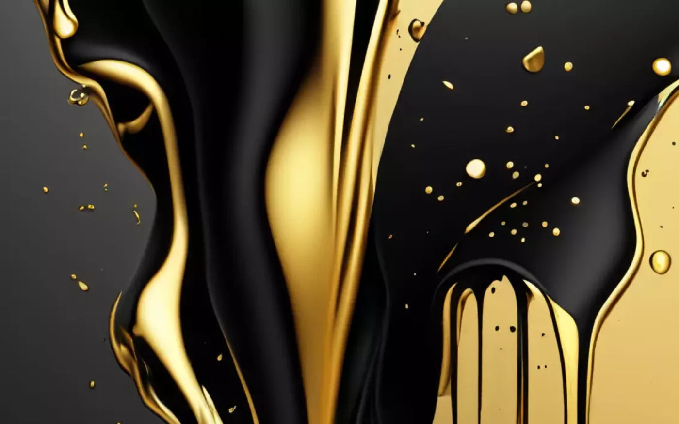 Black And Gold Paint 16’X10’ Ultracloth (192 X 120 Inch) Backdrop