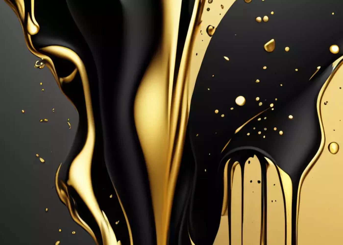 Black And Gold Paint 7’X5’ Ultracloth (84 X 60 Inch) Backdrop