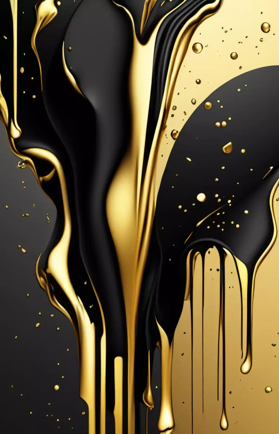 Black And Gold Paint 9’X14’ Ultracloth (108 X 168 Inch) Backdrop