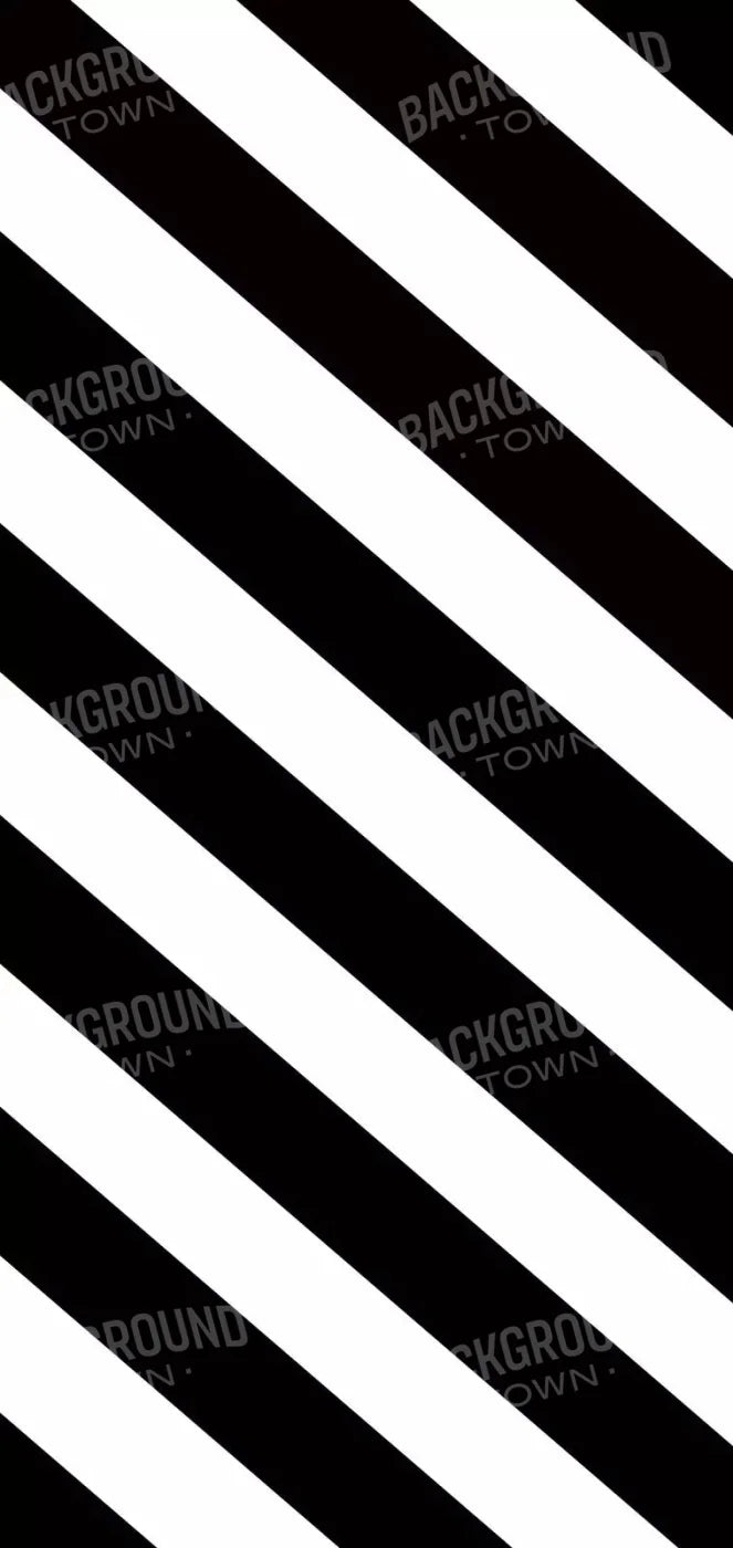 Black And White 8X16 Ultracloth ( 96 X 192 Inch ) Backdrop