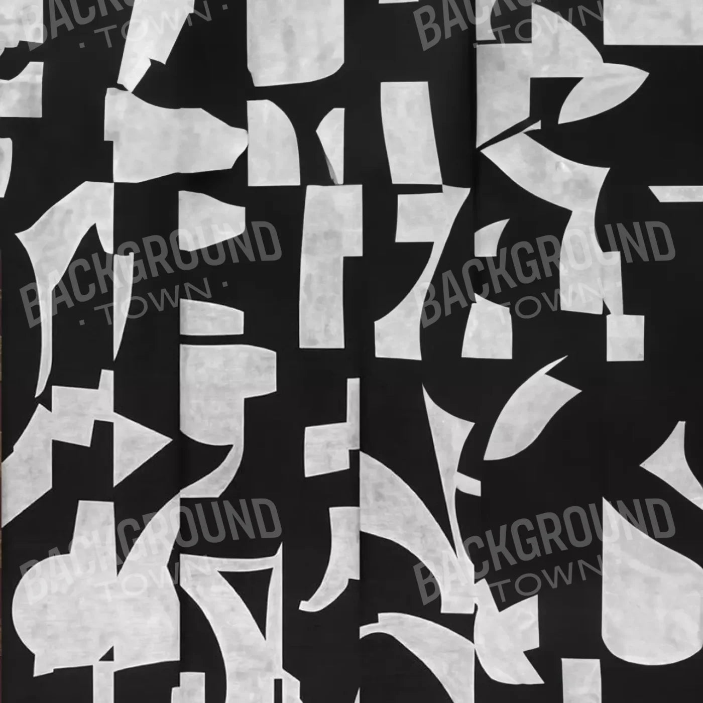 Black And White Abstract 10’X10’ Ultracloth (120 X Inch) Backdrop