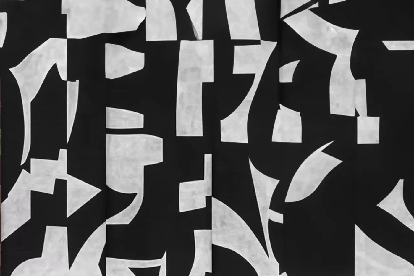 Black And White Abstract 12’X8’ Ultracloth (144 X 96 Inch) Backdrop