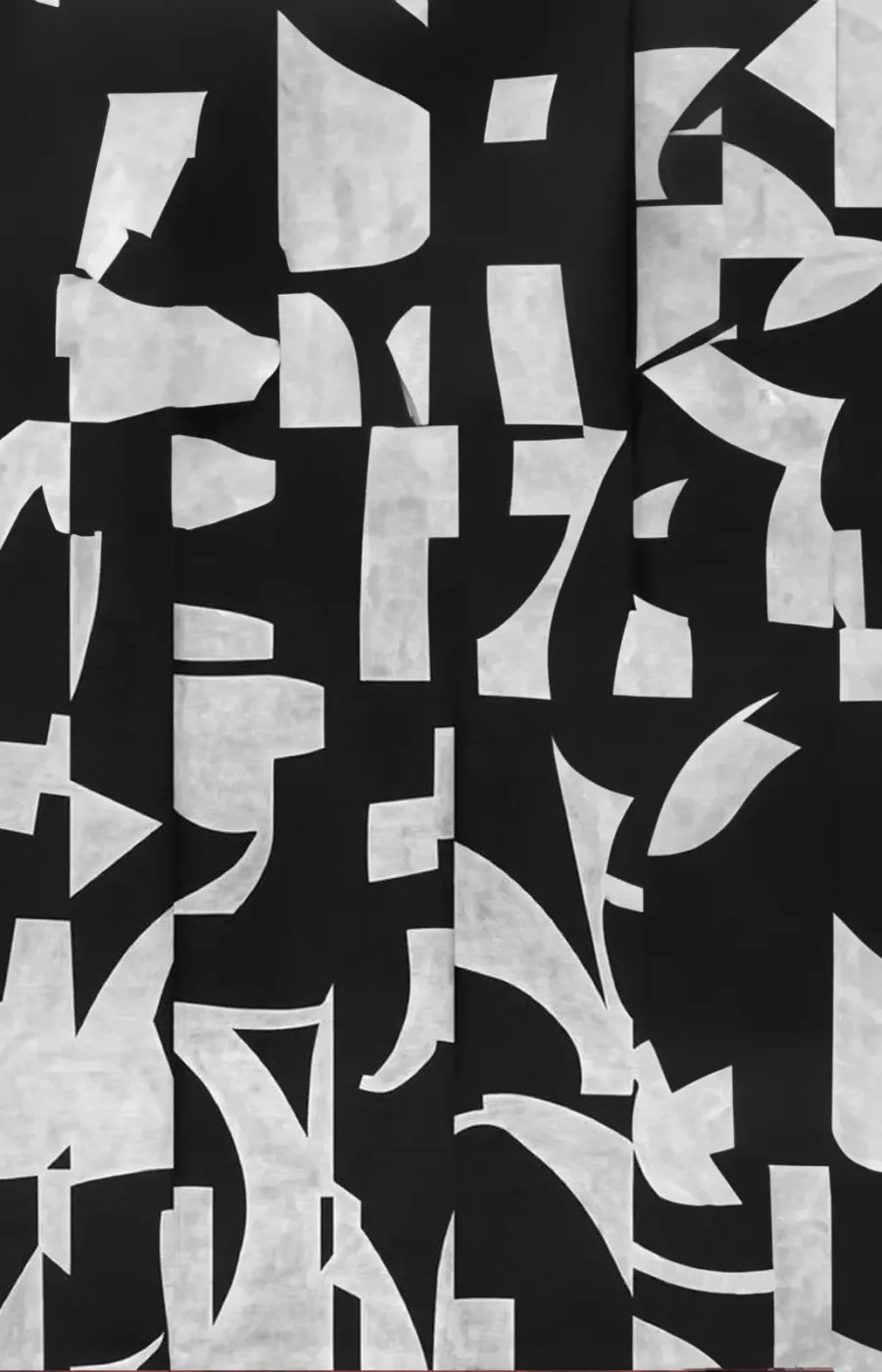 Black And White Abstract 9’X14’ Ultracloth (108 X 168 Inch) Backdrop