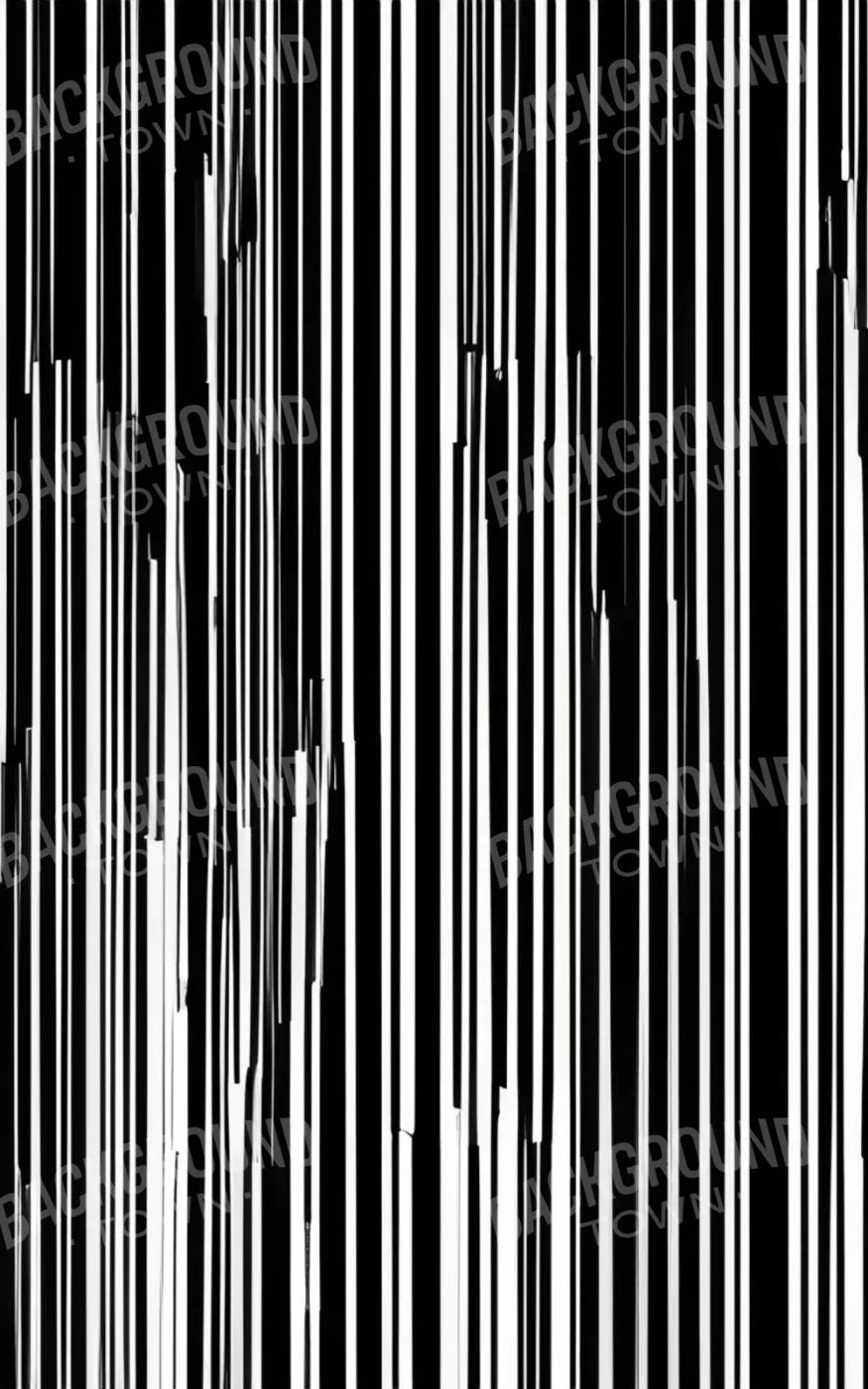 Black And White Paint Drips 10’X16’ Ultracloth (120 X 192 Inch) Backdrop