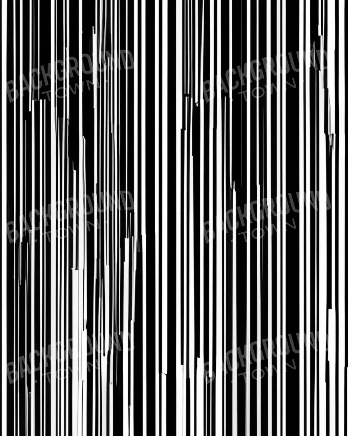 Black And White Paint Drips 8’X10’ Fleece (96 X 120 Inch) Backdrop