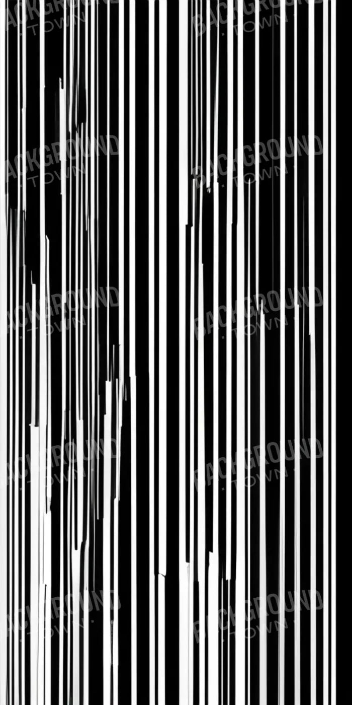 Black And White Paint Drips 8’X16’ Ultracloth (96 X 192 Inch) Backdrop