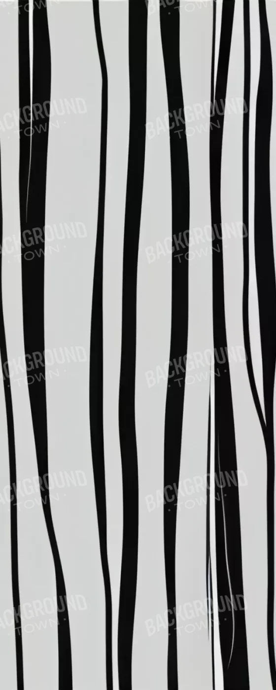 Black And White Print 8’X20’ Ultracloth (96 X 240 Inch) Backdrop
