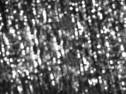 Black And White Sparkle 10X8 Fleece ( 120 X 96 Inch ) Backdrop
