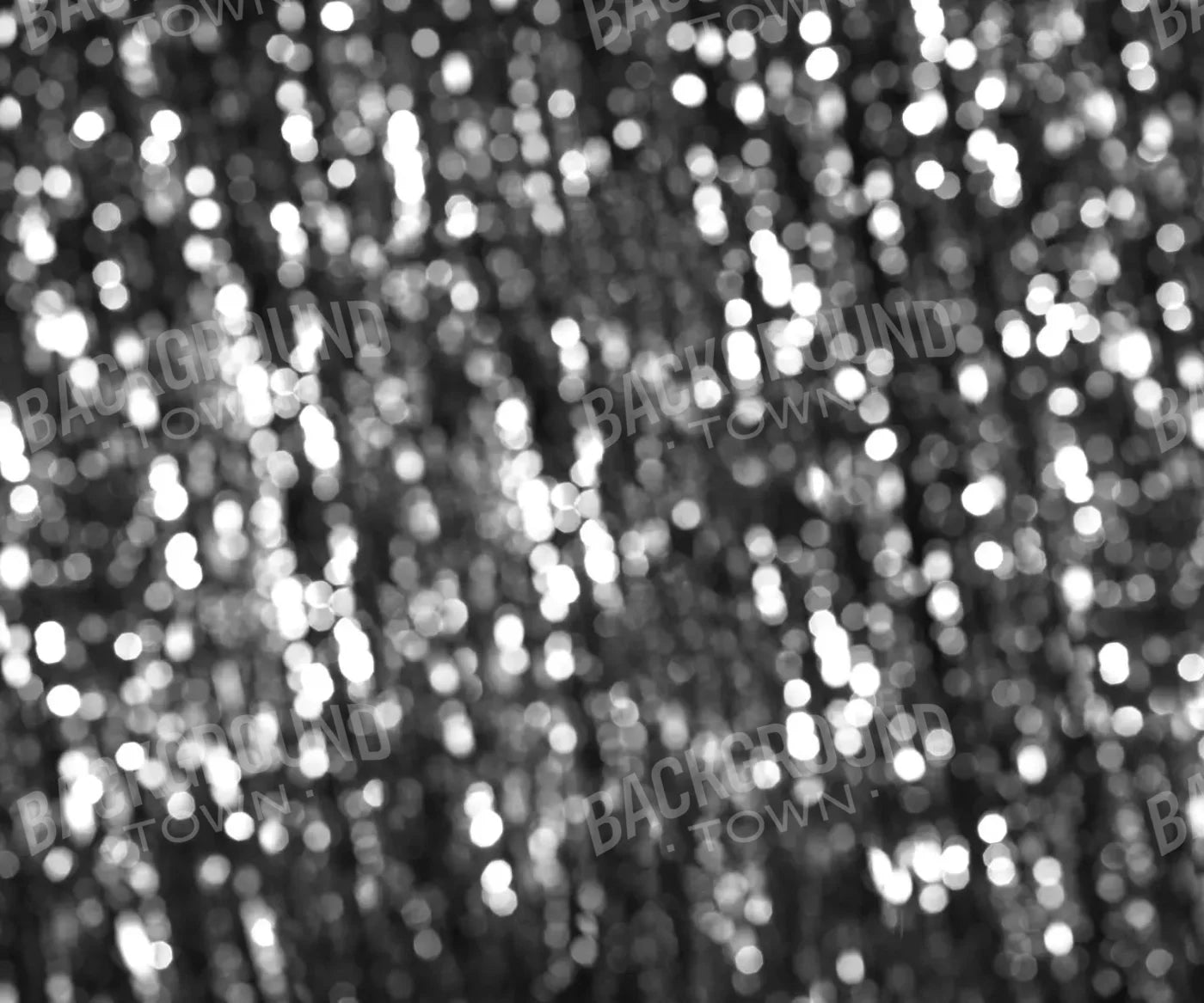 Black And White Sparkle 5X42 Fleece ( 60 X 50 Inch ) Backdrop