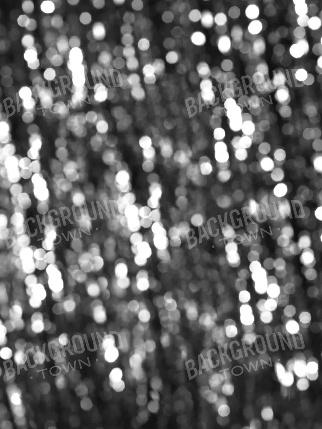 Black And White Sparkle 5X68 Fleece ( 60 X 80 Inch ) Backdrop