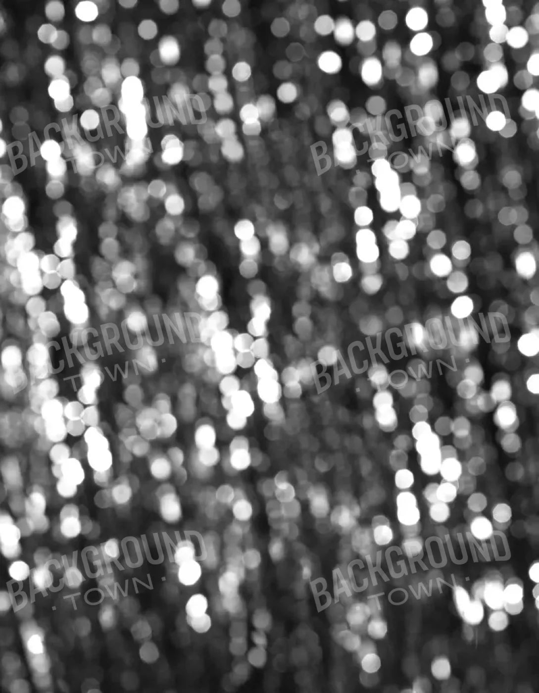 Black And White Sparkle 6X8 Fleece ( 72 X 96 Inch ) Backdrop