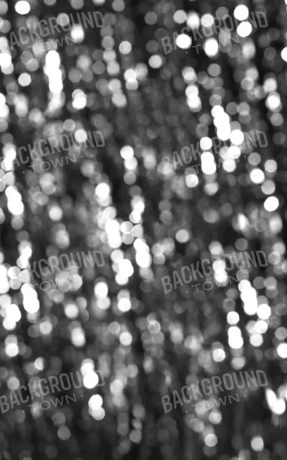 Black And White Sparkle 9X14 Ultracloth ( 108 X 168 Inch ) Backdrop