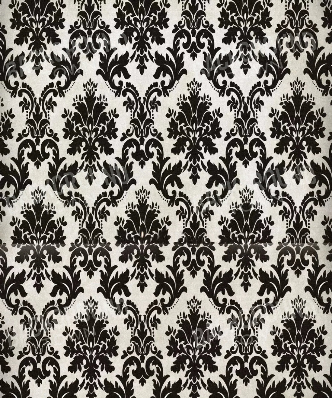 Black Damask Backdrop for Photography