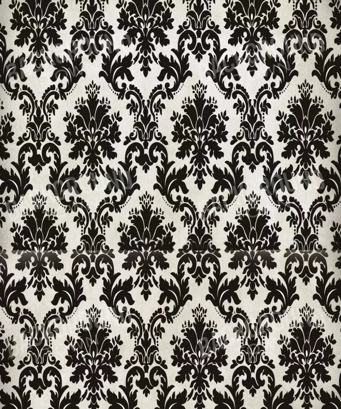 Black Damask Backdrop for Photography