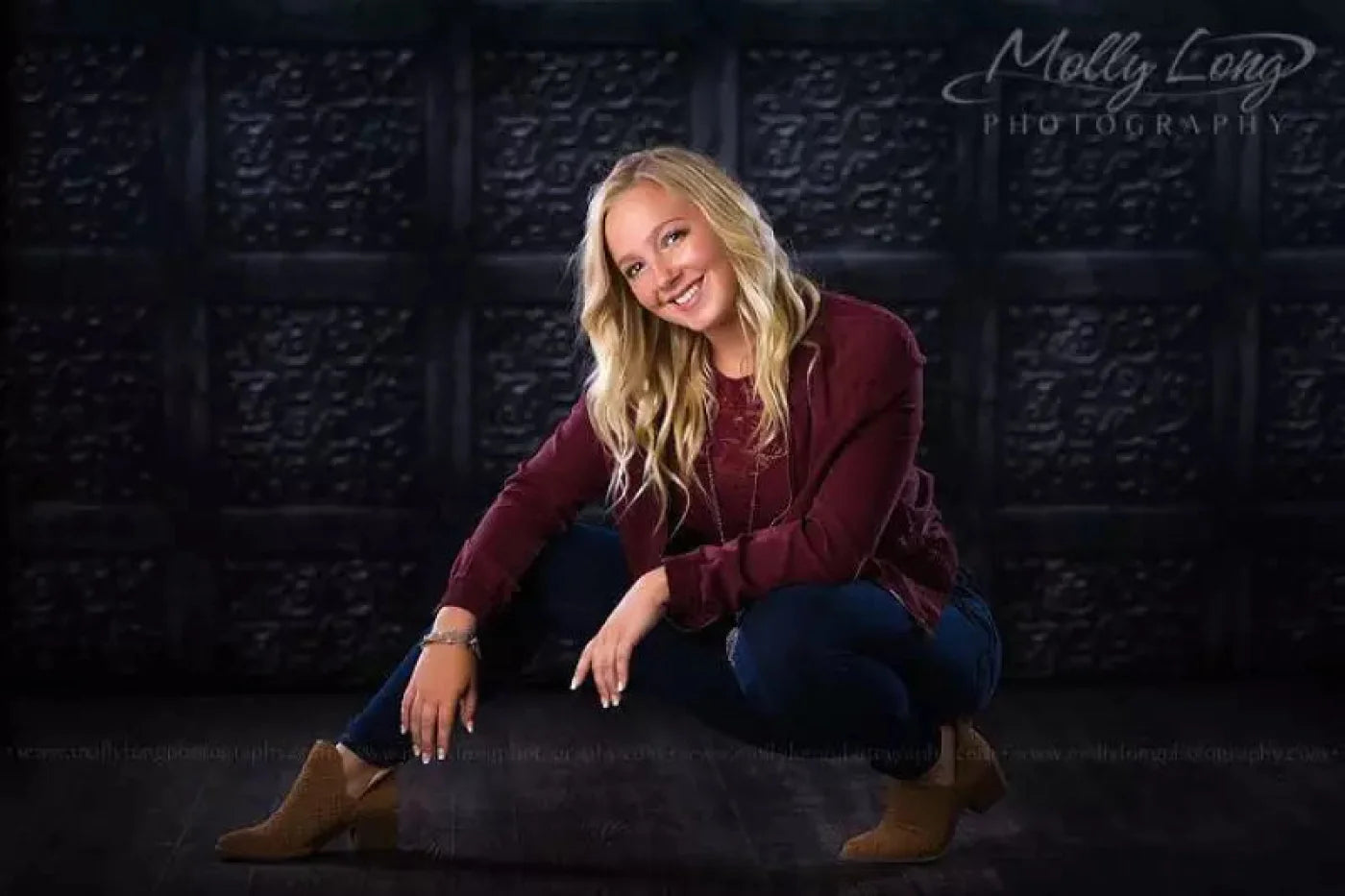 Black Boudoir Backdrop for Photography