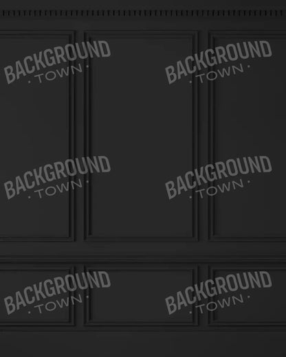 Black Wall Ballroom 8’X10’ Fleece (96 X 120 Inch) Backdrop