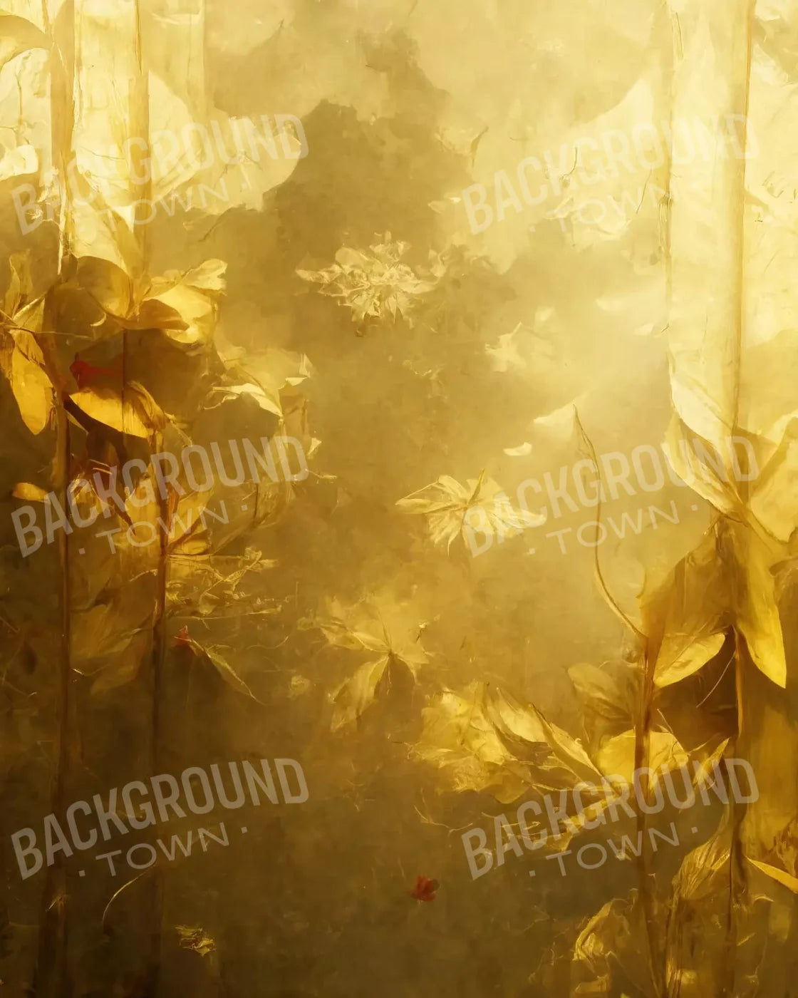 Bleached Leaves 8X10 Fleece ( 96 X 120 Inch ) Backdrop
