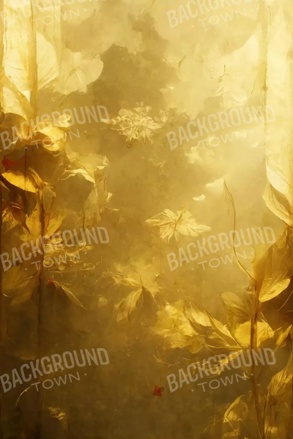 Bleached Leaves 8X12 Ultracloth ( 96 X 144 Inch ) Backdrop