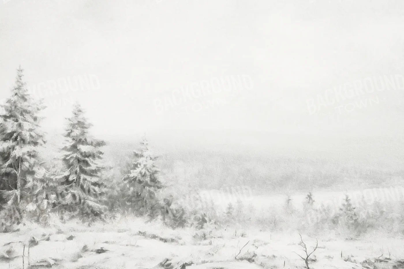 Blizzard Walk 12’x8’ UltraCloth (144 x 96 inch) Backdrop