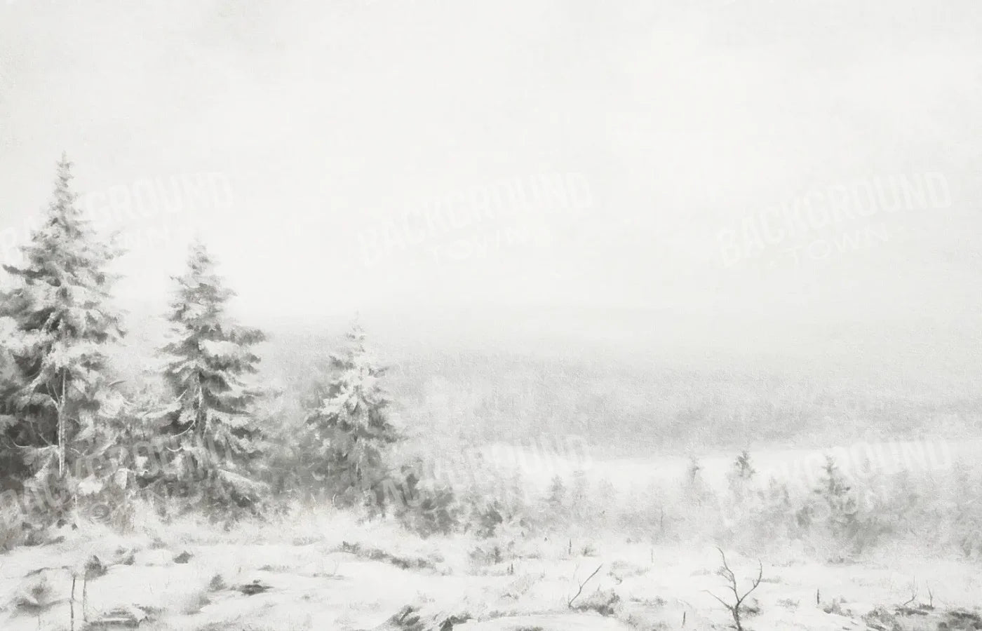 Blizzard Walk 14’x9’ UltraCloth (168 x 108 inch) Backdrop