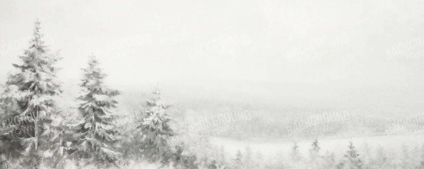 Blizzard Walk 20’x8’ UltraCloth (240 x 96 inch) Backdrop