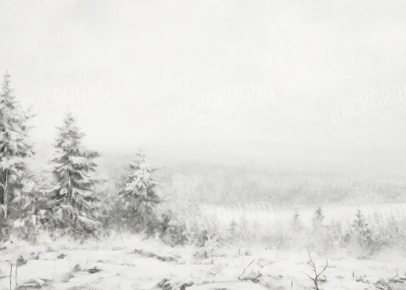 Blizzard Walk 7’x5’ UltraCloth (84 x 60 inch) Backdrop