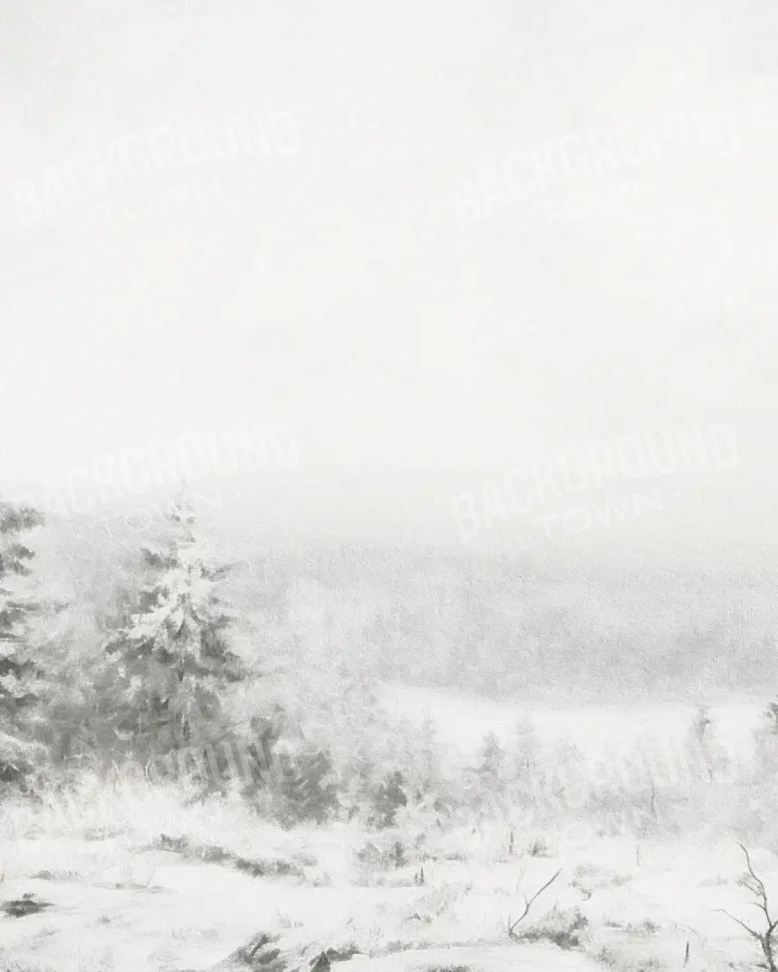 Blizzard Walk 8’x10’ Fleece (96 x 120 inch) Backdrop
