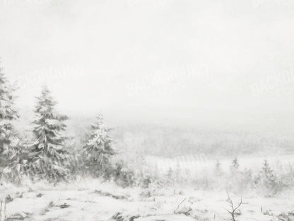 Blizzard Walk 8’x6’ Fleece (96 x 72 inch) Backdrop