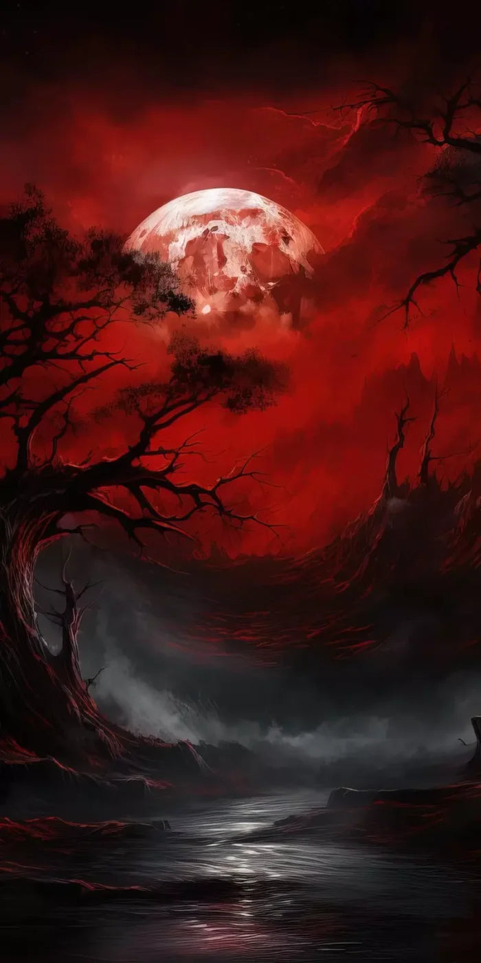 Blood Moon I 10’X20’ Ultracloth (120 X 240 Inch) Backdrop