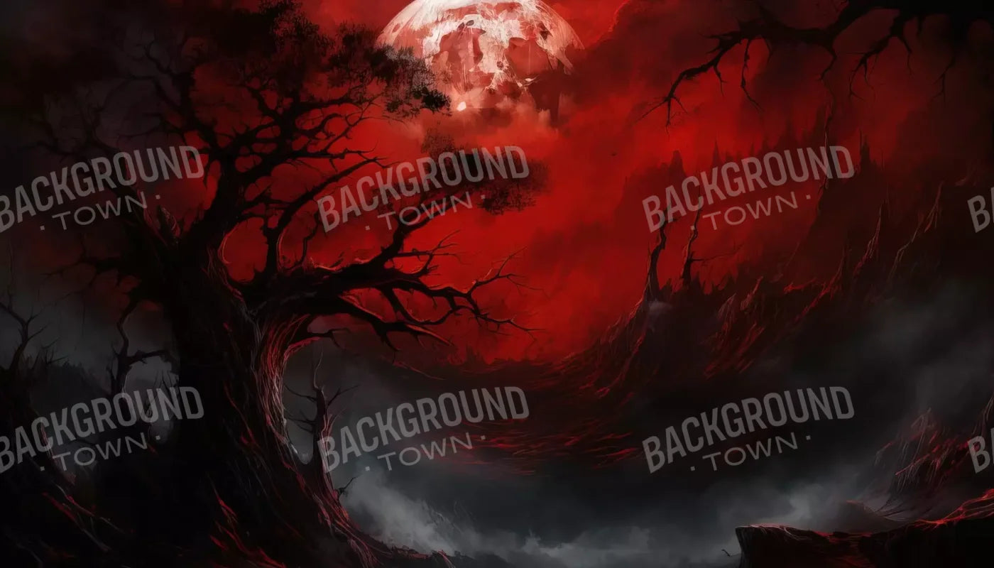 Blood Moon I 14’X8’ Ultracloth (168 X 96 Inch) Backdrop