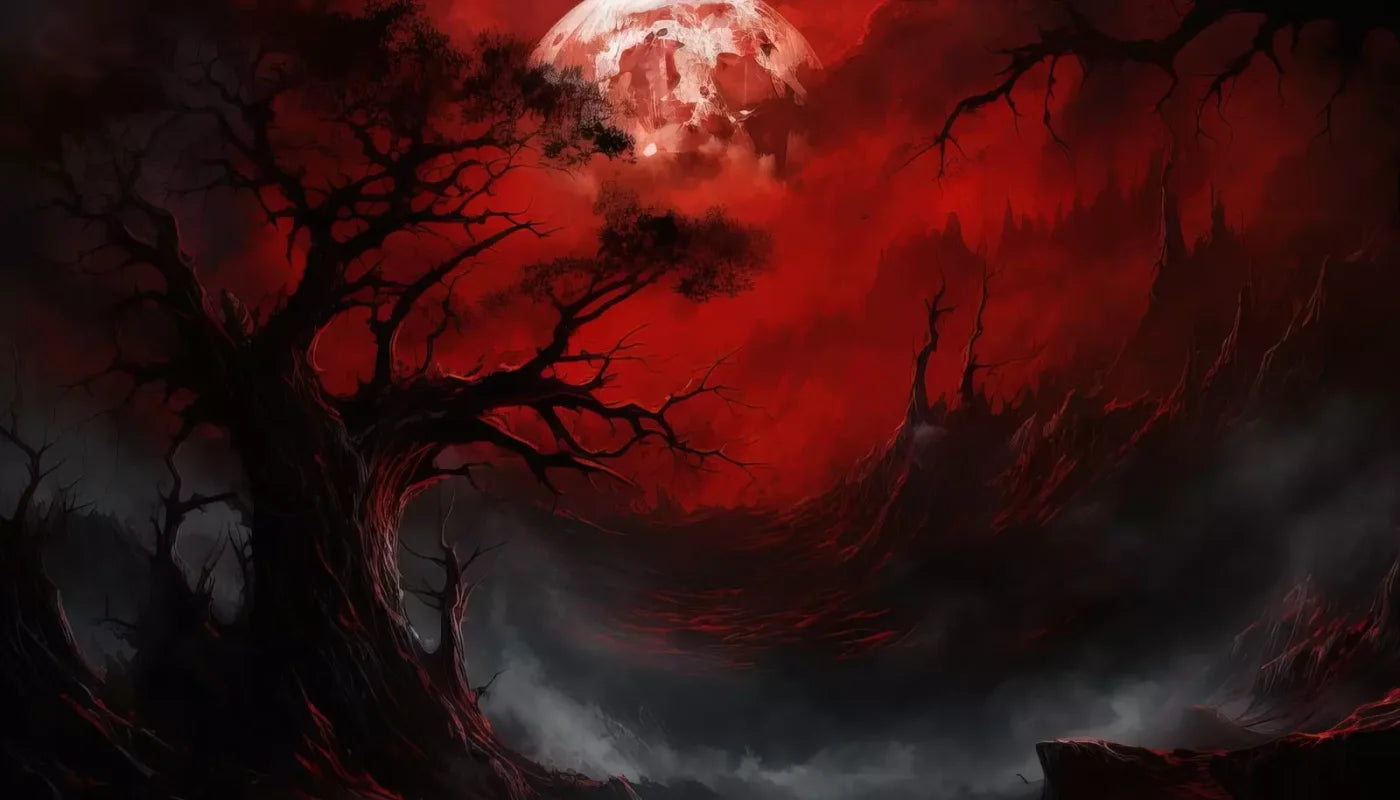Blood Moon I 14’X8’ Ultracloth (168 X 96 Inch) Backdrop